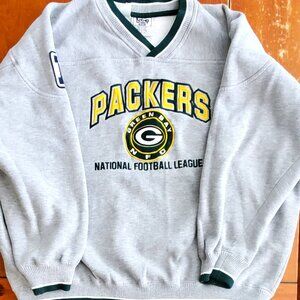 Green Bay Packers Sweatshirt By Lee Sport Crew Neck Size Men's XXL